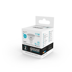 Светодиодная лампа Gauss 13521 11W 220V 850lm GU5.3 белый (дневной)