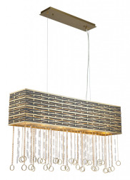 Подвесная люстра Lucia Tucci Perso PERSO 4930.6 GOLD&amp;BLACK