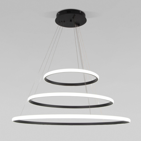 Каскадная люстра Eurosvet Collars 90264/3 черный