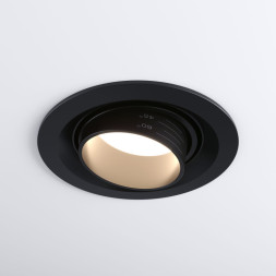 Встраиваемый точечный светильник Elektrostandard 9919 LED 10W 3000K черный