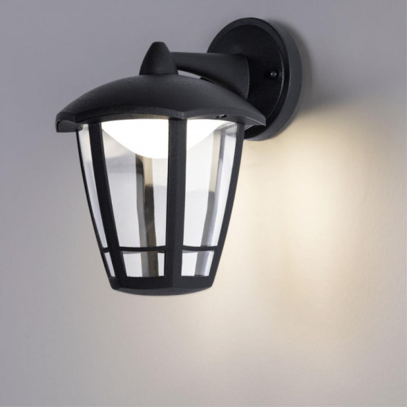 Уличный настенный светильник ARTE Lamp ENIF A6064AL-1BK
