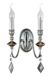 Бра Crystal Lux MERCEDES MERCEDES AP2 CHROME/SMOKE