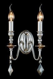 Бра Crystal Lux MERCEDES MERCEDES AP2 CHROME/SMOKE