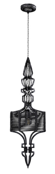Подвесной светильник Crystal Lux PRIMA PRIMA SP1 A BLACK-SILVER/BLACK