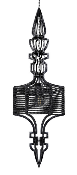 Подвесной светильник Crystal Lux PRIMA PRIMA SP1 A BLACK-SILVER/BLACK