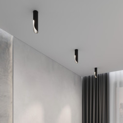 Накладной точечный светильник Elektrostandard 25113/LED 7W 4000K черный APEX