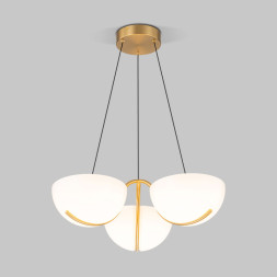 Подвесная люстра Eurosvet 50083/3 LED золото EMISFERO