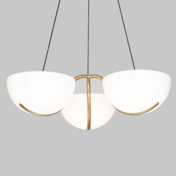 Подвесная люстра Eurosvet 50083/3 LED золото EMISFERO