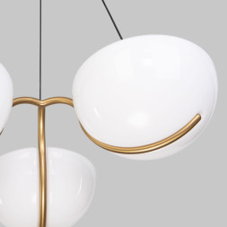 Подвесная люстра Eurosvet 50083/3 LED золото EMISFERO