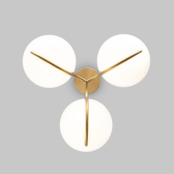 Подвесная люстра Eurosvet 50083/3 LED золото EMISFERO