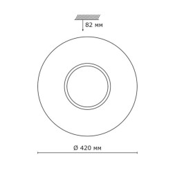 Потолочный светильник Sonex VISMA 2048/DL