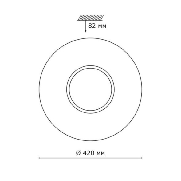 Потолочный светильник Sonex VISMA 2048/DL
