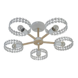 Люстра на штанге Escada BANJO 679/5P White