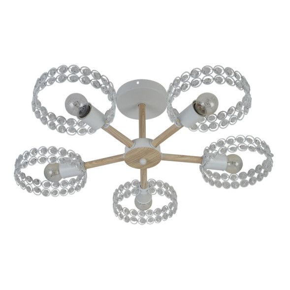 Люстра на штанге Escada BANJO 679/5P White