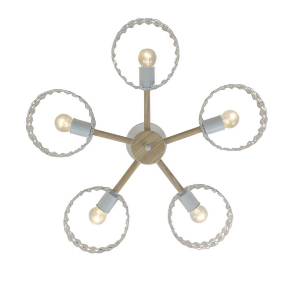 Люстра на штанге Escada BANJO 679/5P White