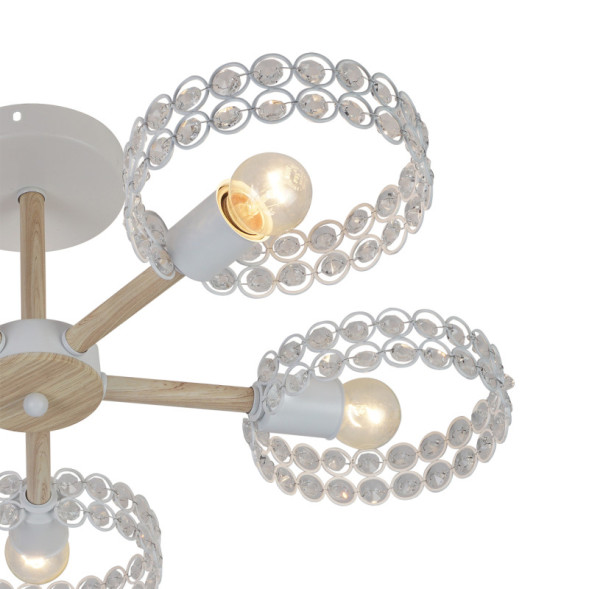 Люстра на штанге Escada BANJO 679/5P White