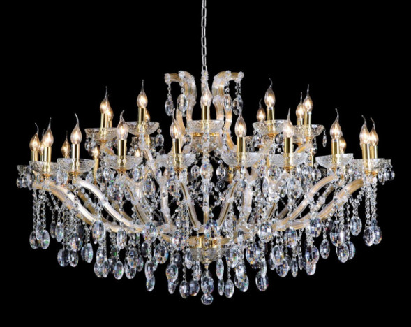 Подвесная люстра Crystal Lux HOLLYWOOD HOLLYWOOD SP20+10 GOLD