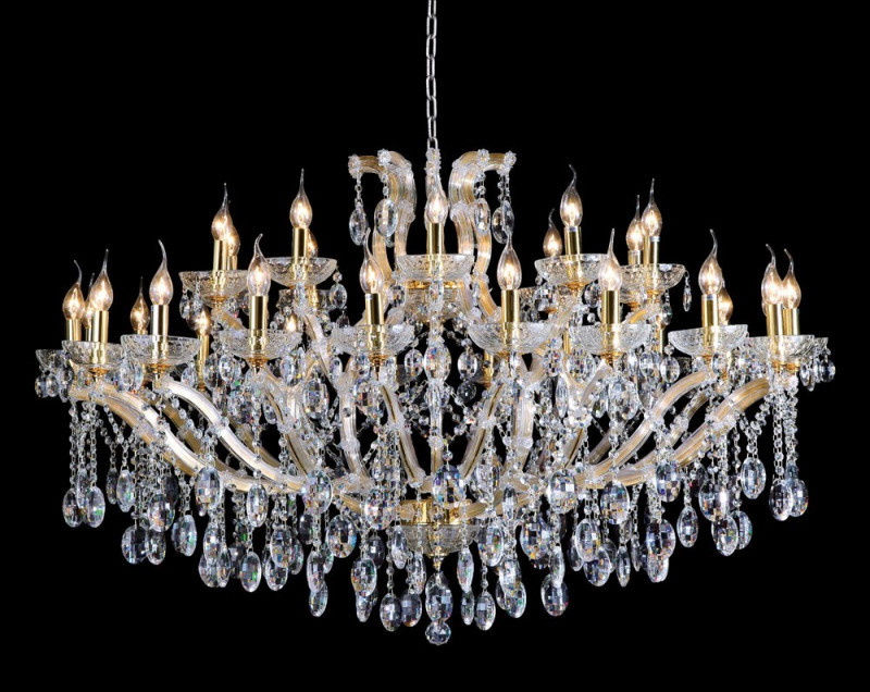 Подвесная люстра Crystal Lux HOLLYWOOD HOLLYWOOD SP20+10 GOLD