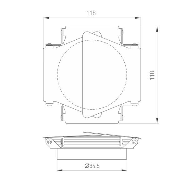 Шторка для трекового светильника Arlight calipso 046761
