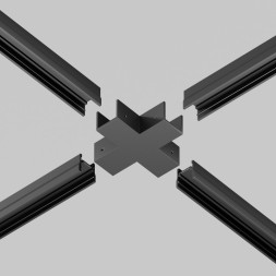 Соединитель профиля трековых светильников Maytoni Уличная трековая система освещения Elasity IP black O-TR001-CC