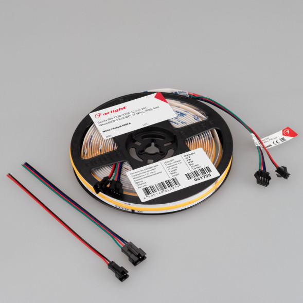 Лента Arlight SPI-COB-X378-12mm 041735 35W 24V 560lm белый (холодный) IP20