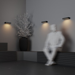 Уличный настенный светильник Maytoni Lot O428WL-L10GF3K