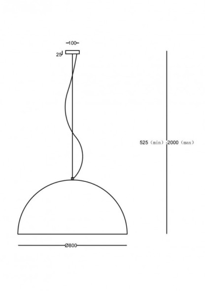 Подвесная люстра Maytoni DOME MOD169PL-05W1