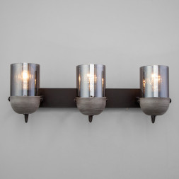 Спот Eurosvet MARS 20122/3 черный/тертый серый