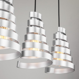 Подвесной светильник Eurosvet STORM 50058/3 серебро