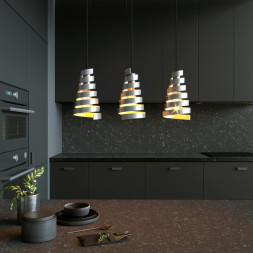 Подвесной светильник Eurosvet STORM 50058/3 серебро