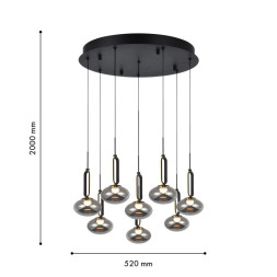 Каскадная люстра Favourite BARON 4284-8P