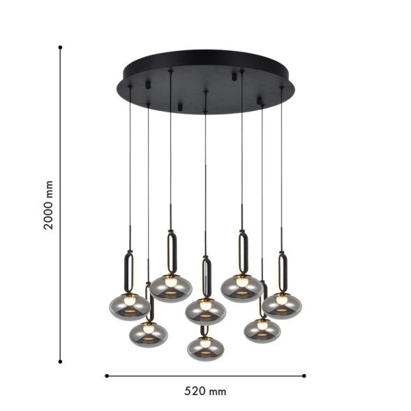 Каскадная люстра Favourite BARON 4284-8P