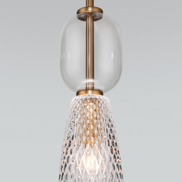 Подвесной светильник Eurosvet GLOSSY 50211/1 прозрачный