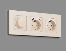 Розетка Ambrella Volt MA326010 ALFA QUANT