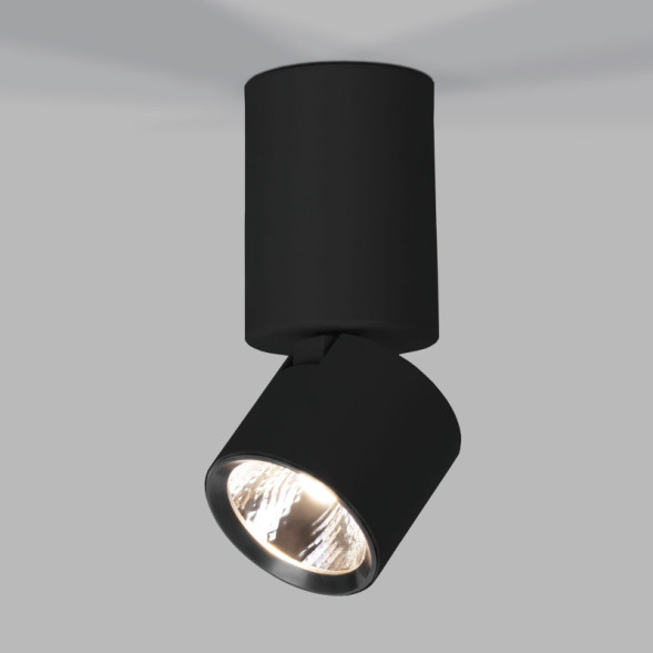 Накладной точечный светильник Elektrostandard 25042/LED 10W 4000K чёрный