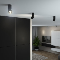 Накладной точечный светильник Elektrostandard 25042/LED 10W 4000K чёрный