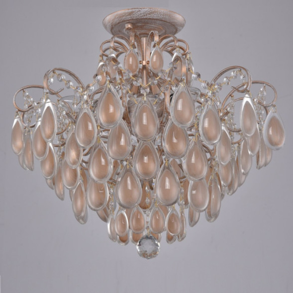 Каскадная люстра Crystal Lux Sevilia SEVILIA PL4 GOLD