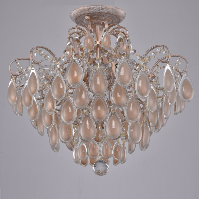 Каскадная люстра Crystal Lux Sevilia SEVILIA PL4 GOLD