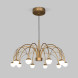 Подвесная люстра Eurosvet 90030/10 LED золото RAGNO