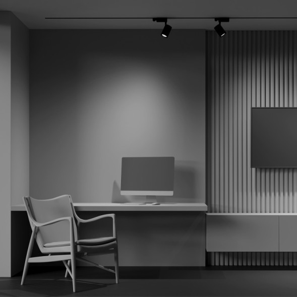 Светодиодный трековый светильник Maytoni Technical TR029-3-10W4K-S-B Vuoro