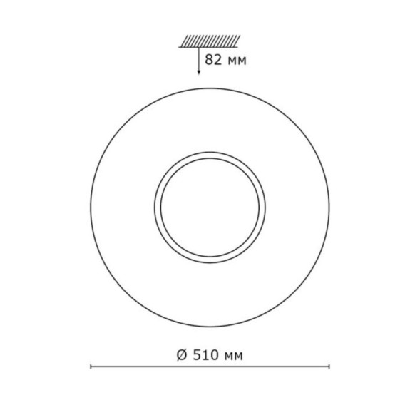 Потолочный светильник Sonex VISMA 2048/EL