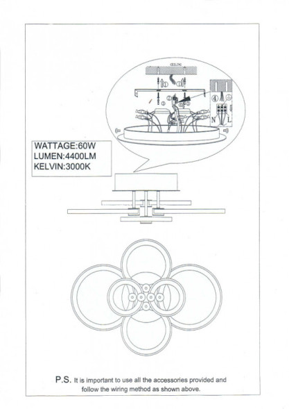 Потолочный светильник Lightstar Breve 749062