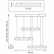 Каскадная люстра Lightstar Unitario 763347