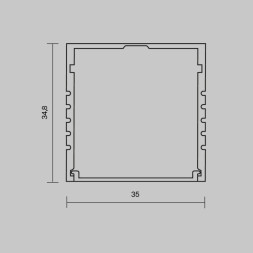Профиль для светодиодной ленты Maytoni Technical Led Strip 631008