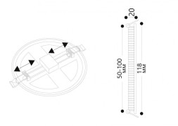 Встраиваемый точечный светильник ARTE Lamp MESURA A7973PL-1WH