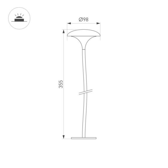Садово-парковый светильник Arlight MUCENA 056053