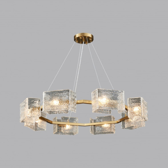 Подвесная люстра iLamp DALLAS 2078-D890 BR