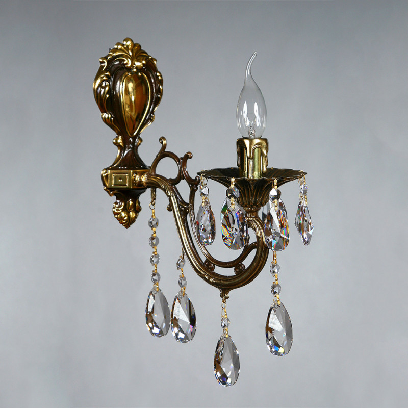 Бра AMBIENTE by BRIZZI Aria 8818/1 PB Tear drop