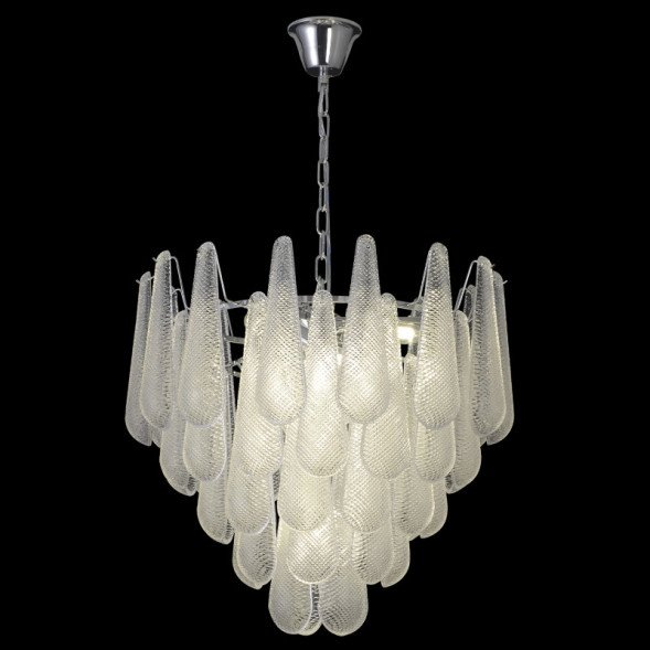 Подвесная люстра Crystal Lux FONTAIN FONTAIN SP10 CHROME