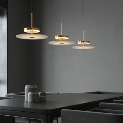 Подвесной светильник Eurosvet 40342 LED латунь Thasos